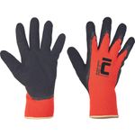 Kesztyű PALAWAN Winter Orange, téli, bélelt, 09/L, nylon, latex