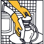 Kesztyű STARLING 08/M, háztartási, latex