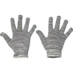 Gloves BULBUL 10/XL, nylon/cotton, Melange