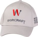 Čiapka WORCRAFT, šiltovka, sivá