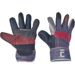 Gloves ROBIN 10/XL, combined, cowhide