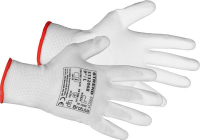 Kesztyű ST BROTULA White 09/L, kerti, fehér