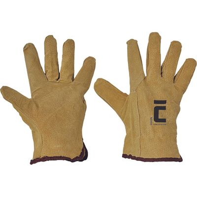Gloves PIGEON 10/XL, leather, pigskin, men's