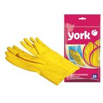 Gloves York 092020, size 08/M, yellow, household