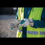 Gloves MAGPIE 10/XL, combined, cowhide