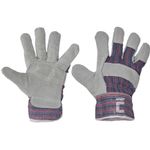Gloves GULL 10/XL, combined, cowhide