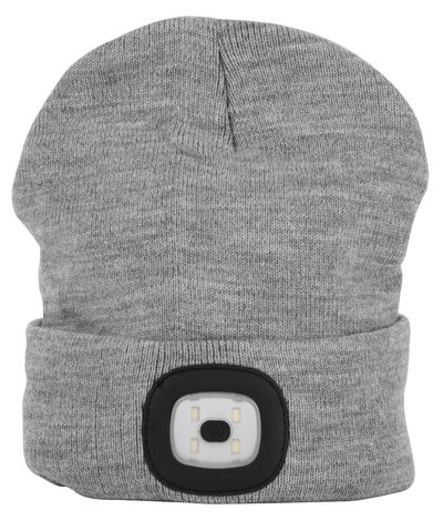 Strend Pro Albacore szürke sapka L, 4x SMD LED, USB töltés