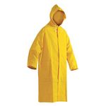 Esőkabát CETUS PVC, sárga, XL, esőre