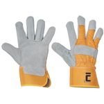 Rukavice EIDER YELLOW 10/XL, žlté, kombinované