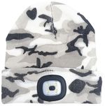 Cap Strend Pro Albacore, camouflage grey, L, 4x SMD LED, USB charging