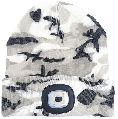 Cap Strend Pro Albacore, camouflage grey, L, 4x SMD LED, USB charging