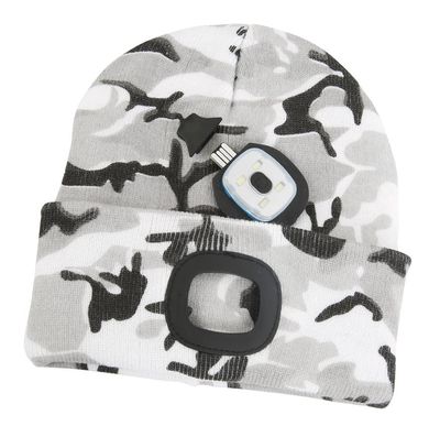 Cap Strend Pro Albacore, camouflage grey, L, 4x SMD LED, USB charging