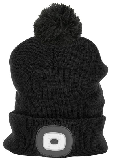 Cap Strend Pro Wahoo, black, L, 4x SMD LED, 60 lm, with pompom