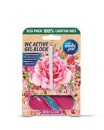 Ambipur WC Active gel-blok ruže a ľalia 45g
