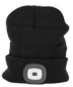 Sapka Strend Pro Albacore, fekete L, 4x SMD LED, USB töltés