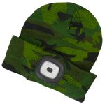Sapka Strend Pro Albacore, gyerek terepmintás M, 4x SMD LED, USB töltés