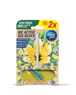 Ambipur WC Active gél-blokk citrom és jázmin 2x45g