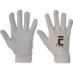 Gloves PELICAN 10/XL, PE, combined, goatskin