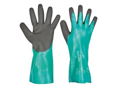 Rukavice Ansell 58-735 AlphaTech rukavice nitril chem. zelená 11