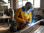 Dzseki Strend Pro Industrial, hegesztéshez, bőr, XXL