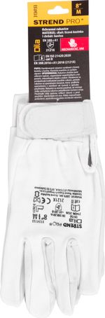 Kesztyű Strend Pro Dila, textil/bőr, méret 8/M