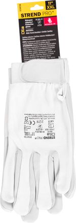 Gloves Strend Pro Dila, textile/leather, size 11/XXL