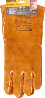 Rukavice Strend Pro Teo, celokožené, zváračské, veľkosť 11/XXL
