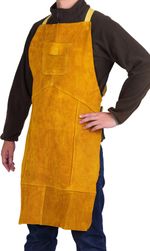 Apron Strend Pro Industrial, for welding, leather, XL, 60x100 cm