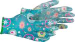 Gloves Strend Pro Abelia, turquoise, size 07/S, with blister pack
