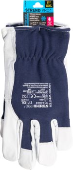Kesztyű Strend Pro Marzio Winter, téli, védő, bélelt, textil/bőr, méret 11/XXL, bliszter