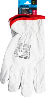 Gloves Strend Pro Flavus Winter, winter, protective, insulated, full leather, size 10/XL, blister pa