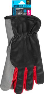 Kesztyű Strend Pro Bertus Winter, téli, védő, bélelt, textil/bőr, méret 09/L, bliszter