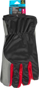 Kesztyű Strend Pro Bertus Winter, téli, védő, bélelt, textil/bőr, méret 11/XXL, bliszter