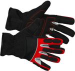 Gloves Strend Pro Velumi High Vision, textile/leather, with reflective elements, size 09/L, blister 