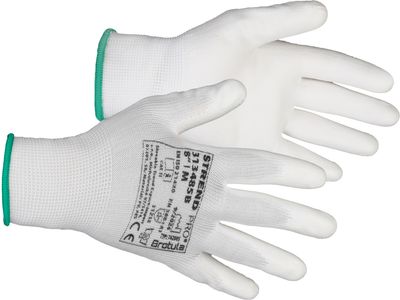 Kesztyű ST BROTULA White 08/M kerti, fehér