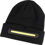 Cap Strend Pro, beanie, 40x LED, black, acrylic fibers, 750 mAh battery