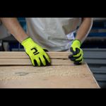 Gloves PALAWAN 08/M, nylon, Latex, with blister pack