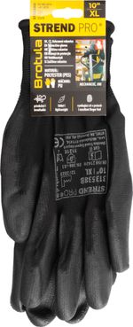 Kesztyű ST BROTULA Black 10/XL, kerti, ÚJ KIADÁS, bliszteres csomagolásban