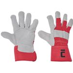 Rukavice EIDER RED 11/XXL, červené, kombinované