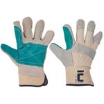 Kesztyű MAGPIE 10/XL, kombinált, marhabőr, bliszteres csomagolásban