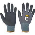 Rukavice fh® NYROCA MAXIM 10/XL, kombinované, nylon/lycra/nitril