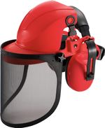 Shield Safetyco, with hearing protectors, protective, steel, CE