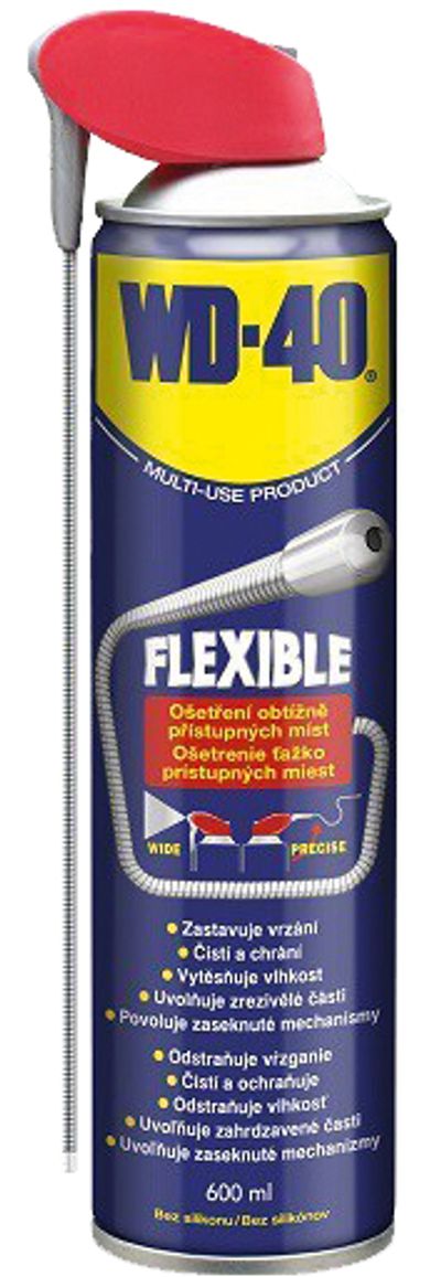 Spray WD-40® Flexible 600 ml, rugalmas cső