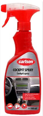 Cockpit spray carlson, for interior plastics and dashboards, for car, 500 ml