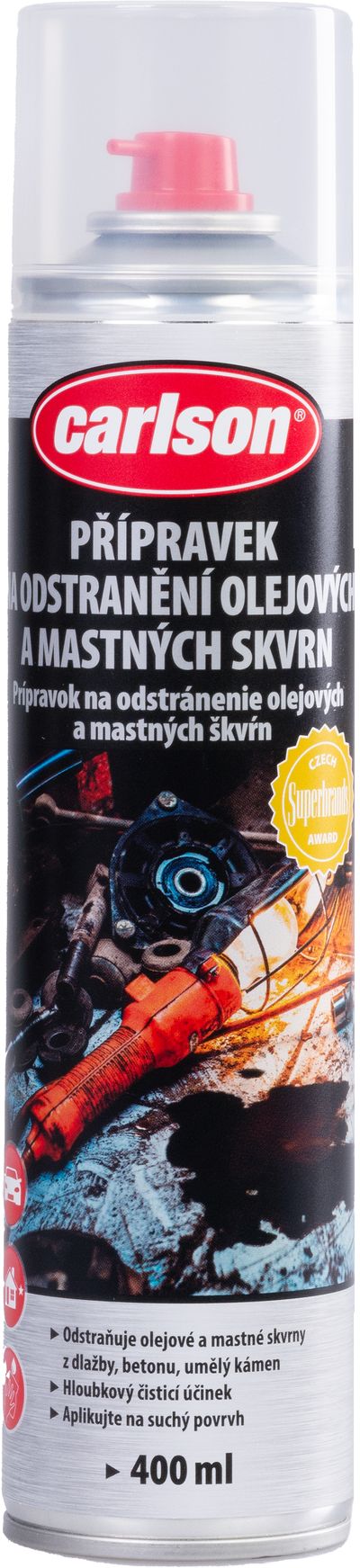 Carlson olaj- és zsírfolt eltávolító autóhoz, 400 ml