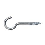 Hook 50 mm, screw-in, open, zinc-plated