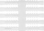 Dűbel TP, 8 mm, LDPE, klasszikus, 10 db-os lapon