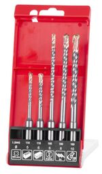 Drill Bit Set Strend Pro Premium SD051, 5-piece, SDS+, for concrete