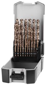 Drill Bit Set Strend Pro M2, for metal, 25-piece, 1-13 mm, HSS, DIN-338, professional