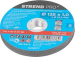 Kotúč Strend Pro 125x1,0x22,2 mm, rezný na kov, dóza, 10 ks